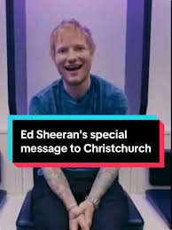 Ed Sheeran msg
