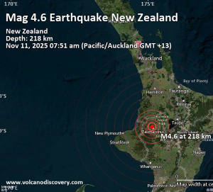 Moderate Earthquake 11th nov 2025