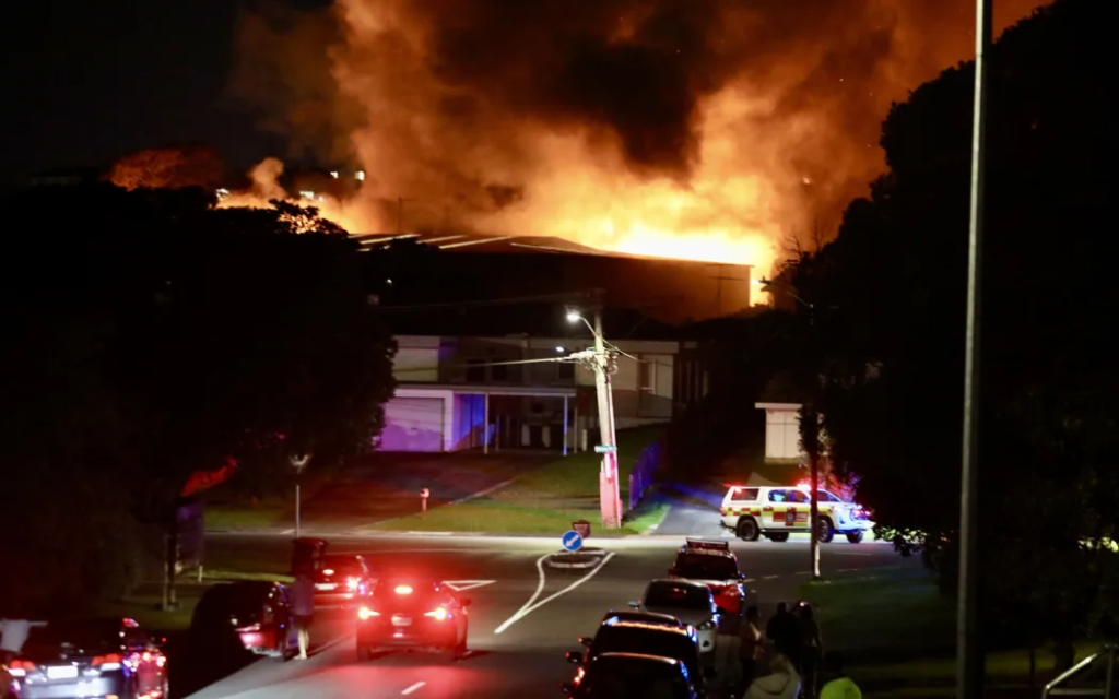 Auckland Waiuku fire alert