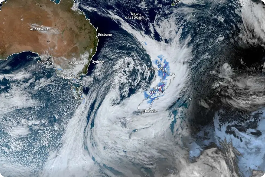 Heavy rain end of the year NZ