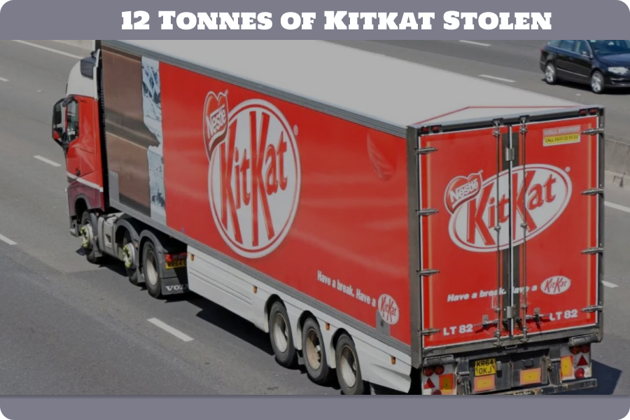 12 tonnes of kitkat