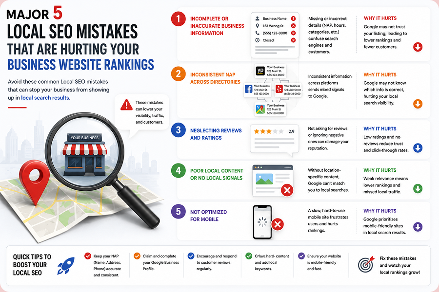 Major Local SEO Mistakes