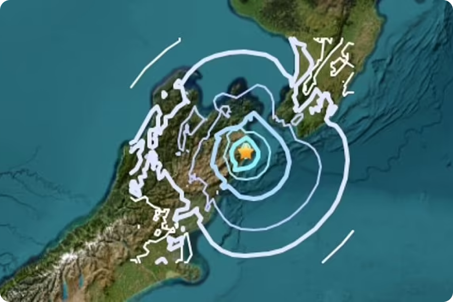 Magnitude 4.8 Earthquake - Taranaki