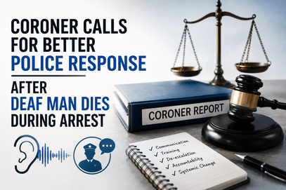 Deaf dies crises