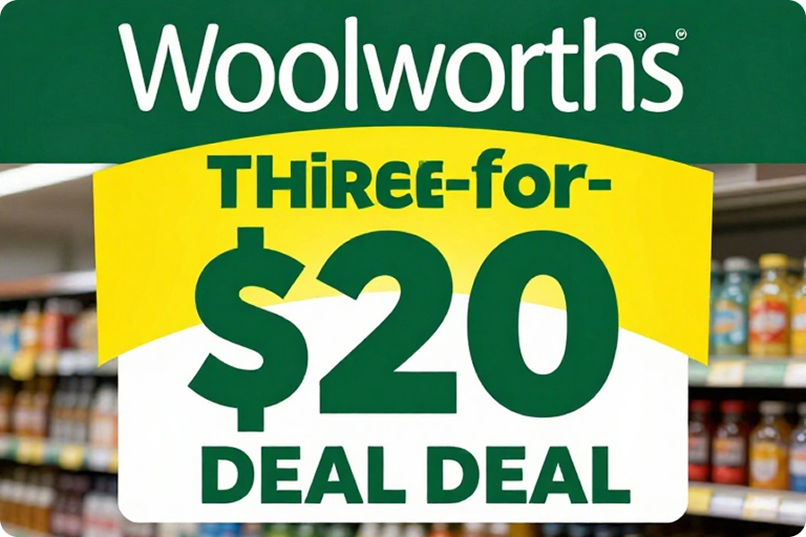 Woolworths 3 for $20 deal